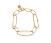 Nectar Nectar New York Elliptical Link Necklace In Gold Plated