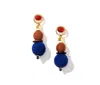 Nectar Nectar New York Gemstone Earrings In Gold Plated