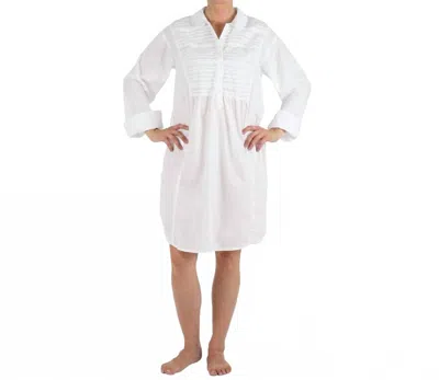 Needham Lane Lily Cotton Nightgown In White