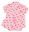 Needham Lane Women's Lotta Love Short Pj Set In Pink In Pink