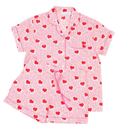 Needham Lane Women's Lotta Love Short Pj Set In Pink
