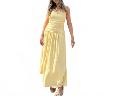 Needii Buttercup Maxi Dress In Yellow