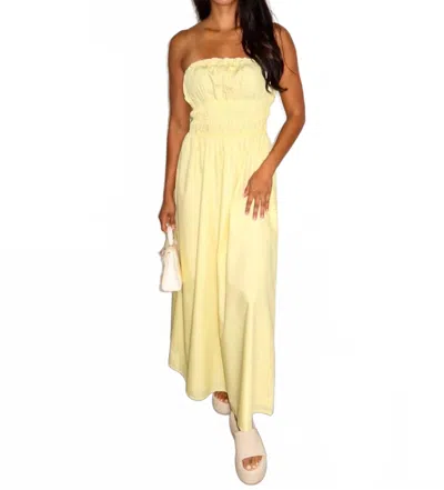 Needii Karlyn Maxi Dress In Sunbeam Yellow In Multi