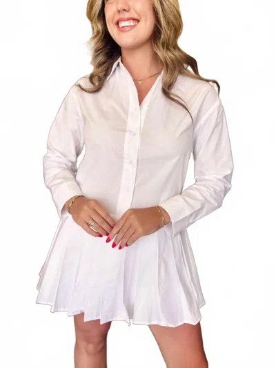 Needii Lowen Mini Dress In White