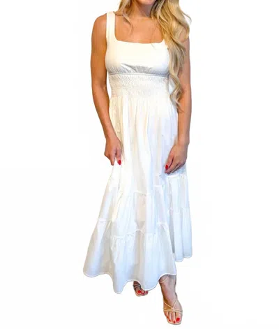 Needii Shay Midi Dress In White