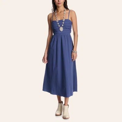 Needii Women's Navy Tie Back Maxi Dress In Blue