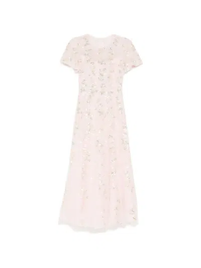 Needle & Thread All-over Sequin Embellishment Dress In Pink