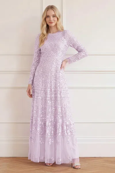 Needle & Thread Aurora Gown In Purple