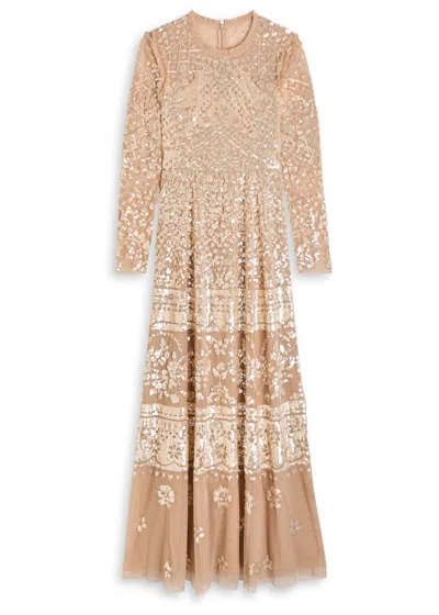 Needle & Thread Aurora Sequin-embellished Gown
