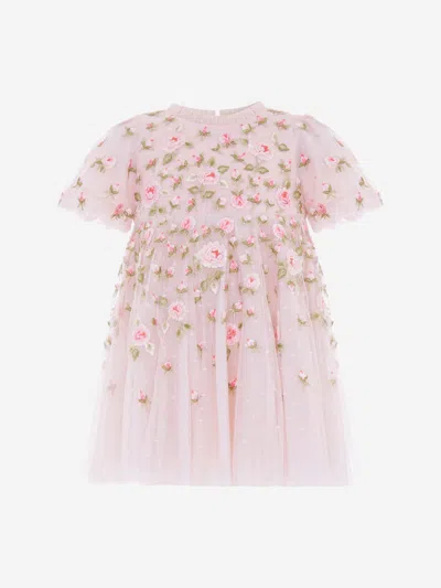 Needle & Thread Baby Girls Rose Bloom Dress In Pink