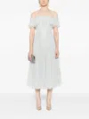 Needle & Thread Dappled Sequin-embellished Tulle Gown In Blue