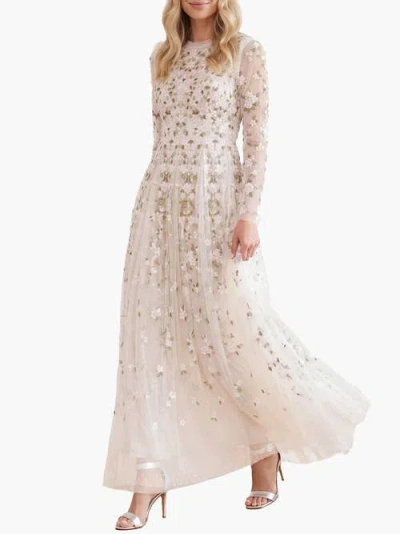 Needle & Thread Camellia Ditsy Ankle Gown In Multi