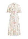 Needle & Thread Carla Floral-print Chiffon Midi Dress