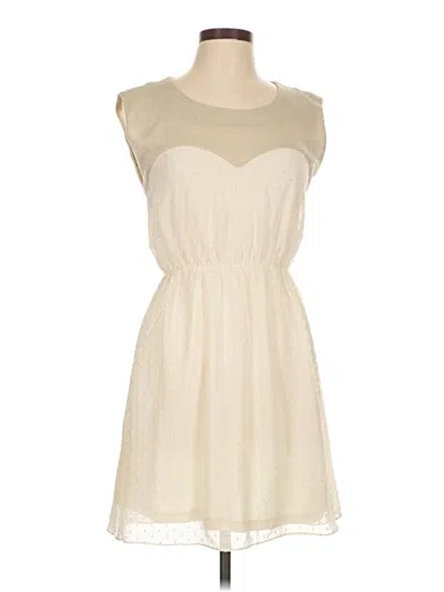 Pre-owned Needle & Thread Casual Dress In Ivory