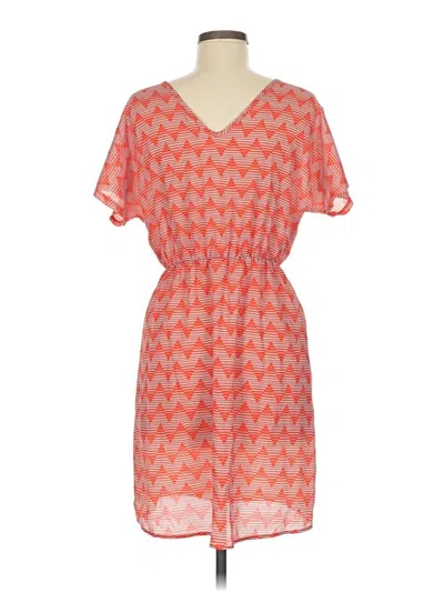 Pre-owned Needle & Thread Casual Dress In Orange