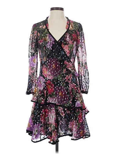 Pre-owned Needle & Thread Casual Dress In Purple