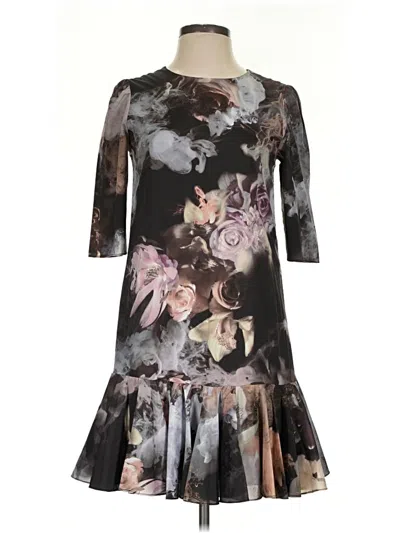 Pre-owned Needle & Thread Cocktail Dress In Gray