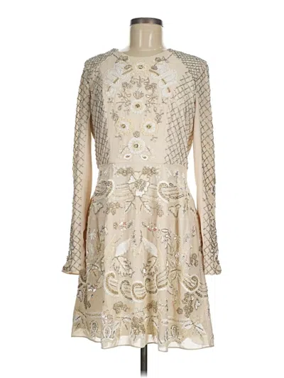 Pre-owned Needle & Thread Cocktail Dress In Ivory