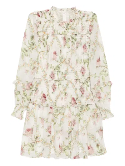 NEEDLE & THREAD COLETTE'S ROSE EMILIA MINI DRESS