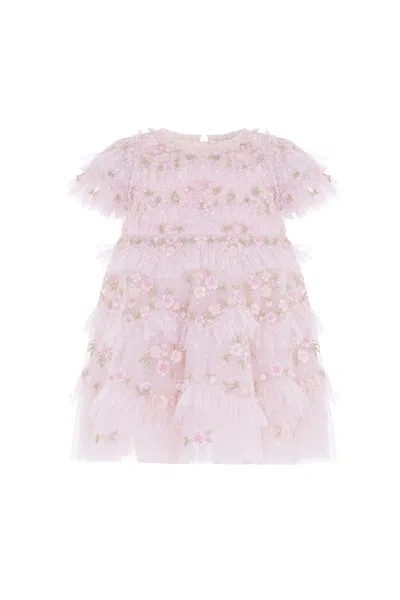 Needle & Thread Daisy Wave Baby Dress In Multi
