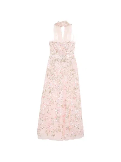 Needle & Thread Dream Garland Embellished Gown In Pink