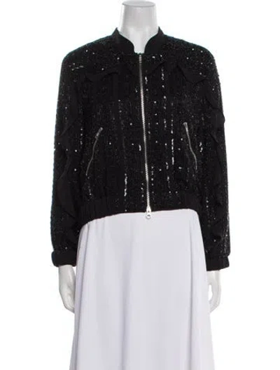 Pre-owned Needle & Thread Evening Jacket In Black