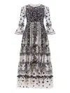 Needle & Thread Adeline Floral-embroidered Tulle Gown In Multi