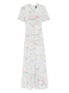 Needle & Thread Floral-print Dress In White