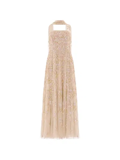 Needle & Thread Forget-me-not Strapless Gown In Pink