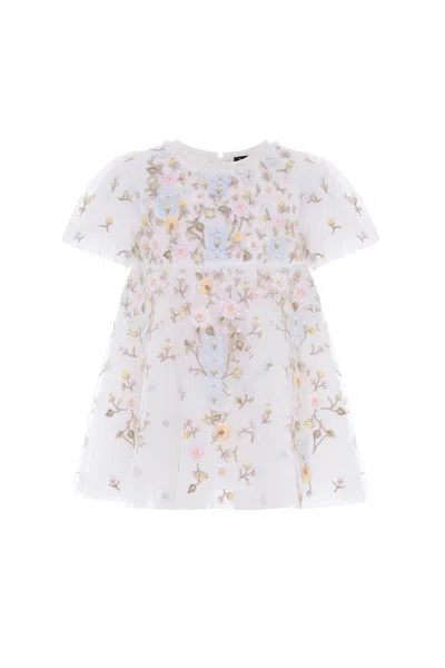 Needle & Thread Garden Rose Baby Dress In White