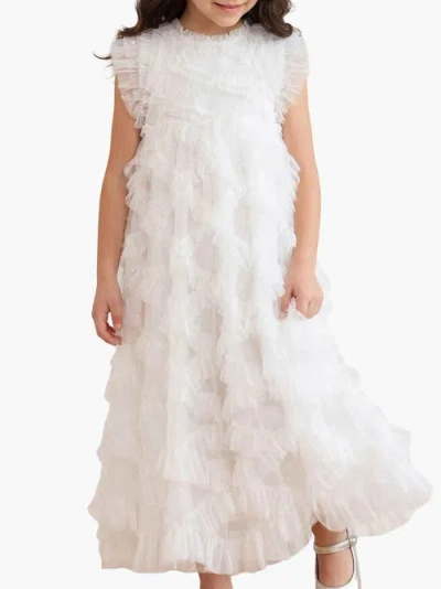 Needle & Thread Genevieve Kids Gown In White