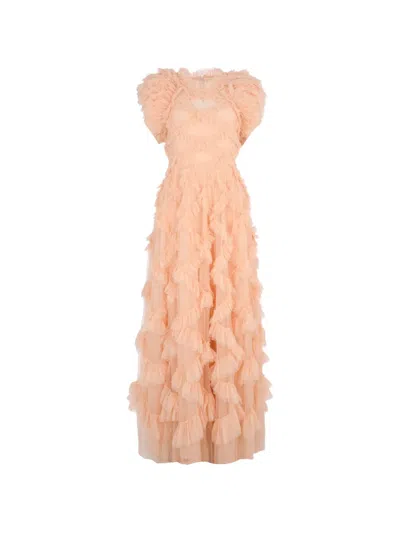 Needle & Thread Genevieve Ruffled Gown In Pink