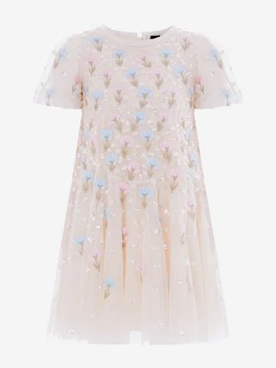 Needle & Thread Kids'  Girls Dandelion Ditsy Dress In Neutral