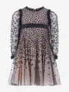 Needle & Thread Girls Dappled Sequin Long Sleeve Dress In Multi