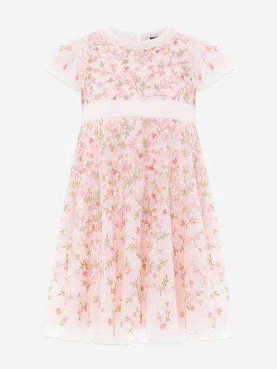 Needle & Thread Babies' Girls Everett Bloom Dress In Pink
