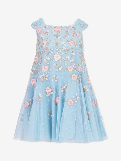 Needle & Thread Babies'  Girls Mayflower Ditsy Dress In Blue
