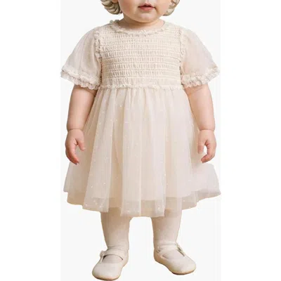 Needle & Thread Giselle Baby Dress In Neutral