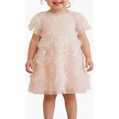 Needle & Thread Kids' Daisy Wave Dress (baby) In Brown