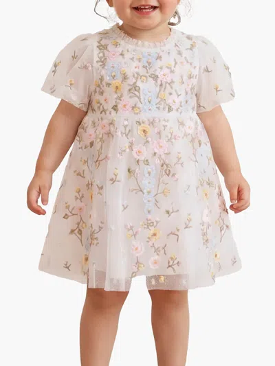 Needle & Thread Kids' Garden Rose Dress (baby) In Brown