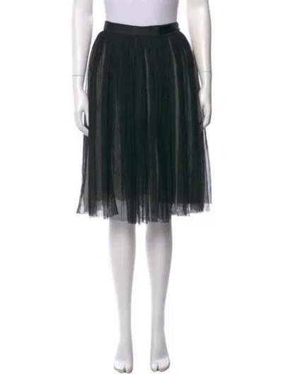 Pre-owned Needle & Thread Knee-length Skirt In Black