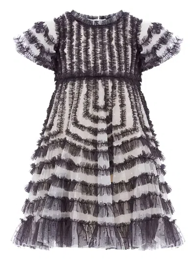 Needle & Thread La Vie En Rose 连衣裙 In Neutral