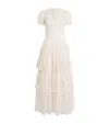 Needle & Thread Layered Lace Maxi Dress In Neutral