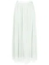 Needle & Thread Layered Maxi Skirt In Green