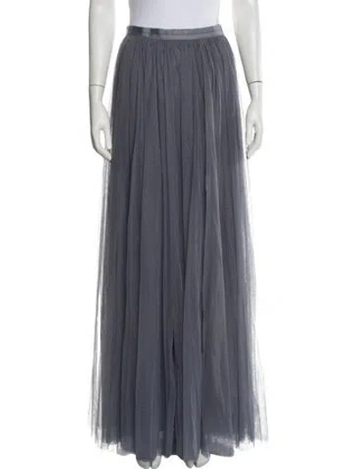 Pre-owned Needle & Thread Long Skirt W/ Tags In Blue