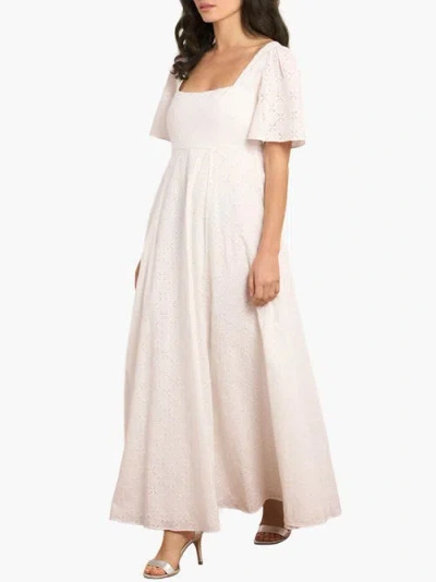 Needle & Thread Marisol Cotton Broderie Ankle Gown In White