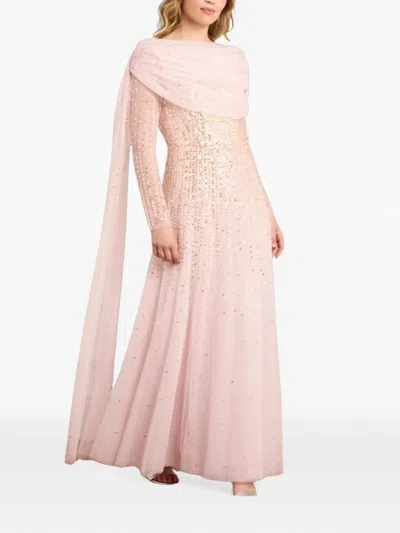 Needle & Thread Moonlight Sequin-embellished Gown In Pink