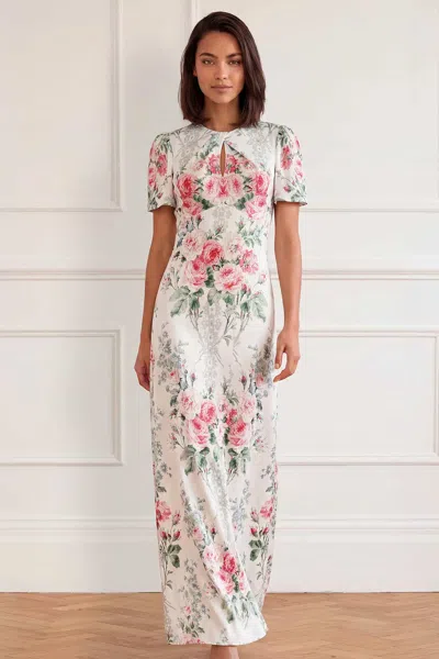 Needle & Thread Palace Garden Odeline Crepe Gown In Multi