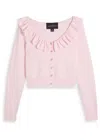 Needle & Thread Pointelle Stretch-knit Cardigan