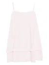 Needle & Thread Pointelle-trim Knitted Skirt In Pink