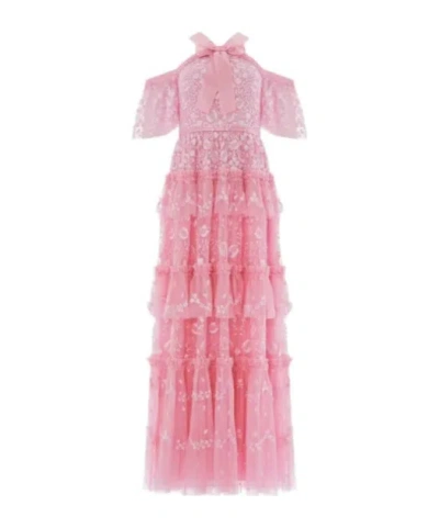 Needle & Thread Primrose Gown In Pink